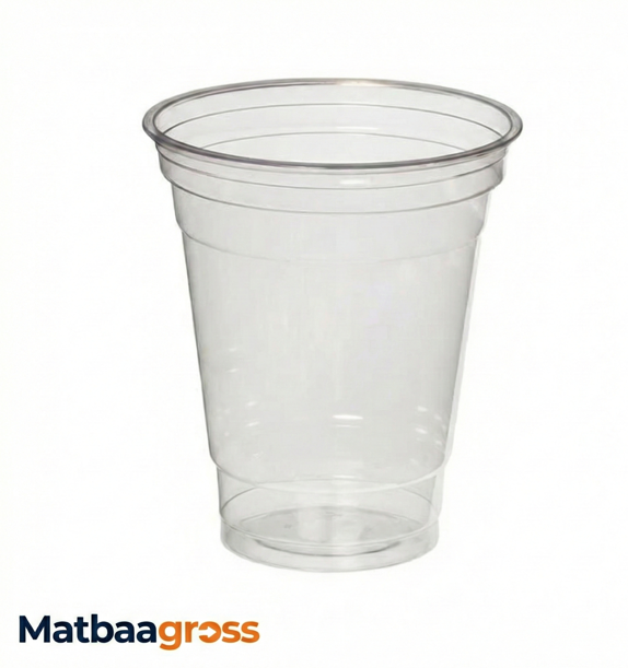 12 oz Pet Bardak (350 ml) - Şeffaf Lüks Kristal Plastik Bardak (Sert ve Kaliteli)